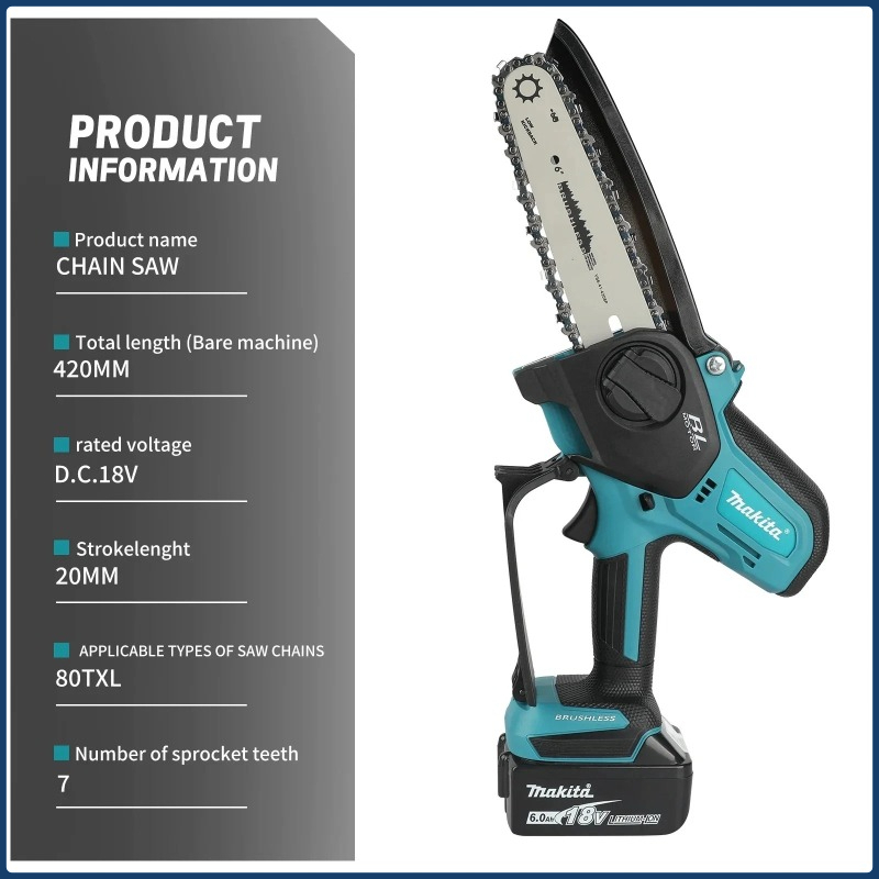 Makita 6inch Chain Saw Electri - Gardening Tools Battery Powered reseña y precio
