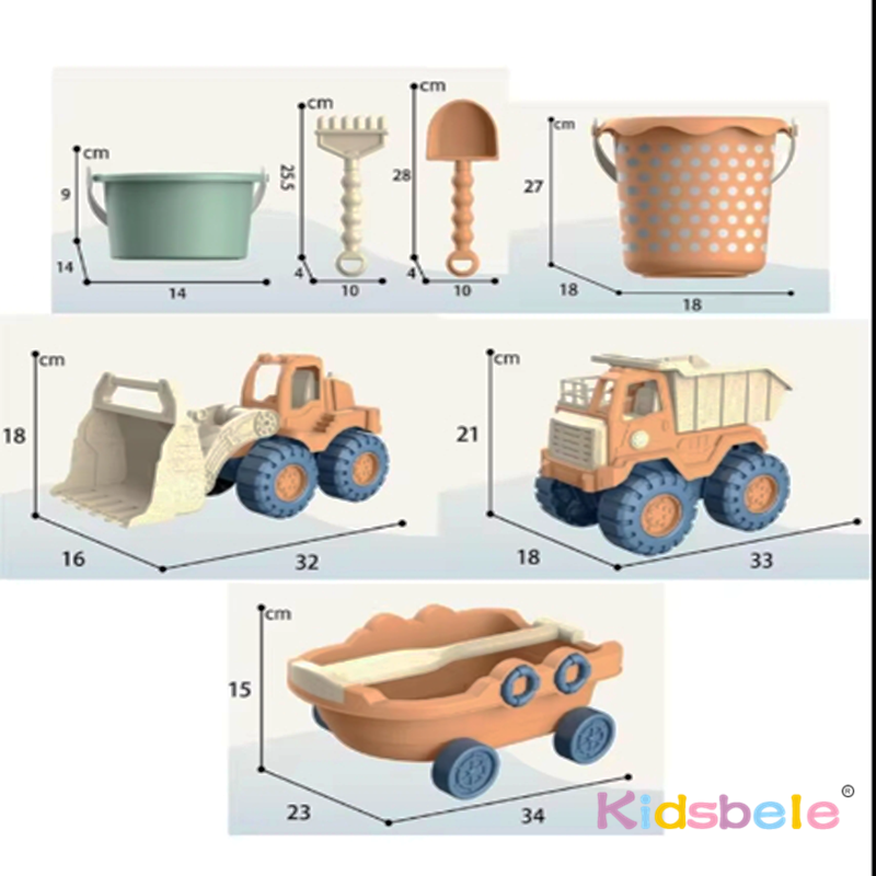 Beach Play Toys Children Porta - Gardening Tools Kit For Kids reseña y precio