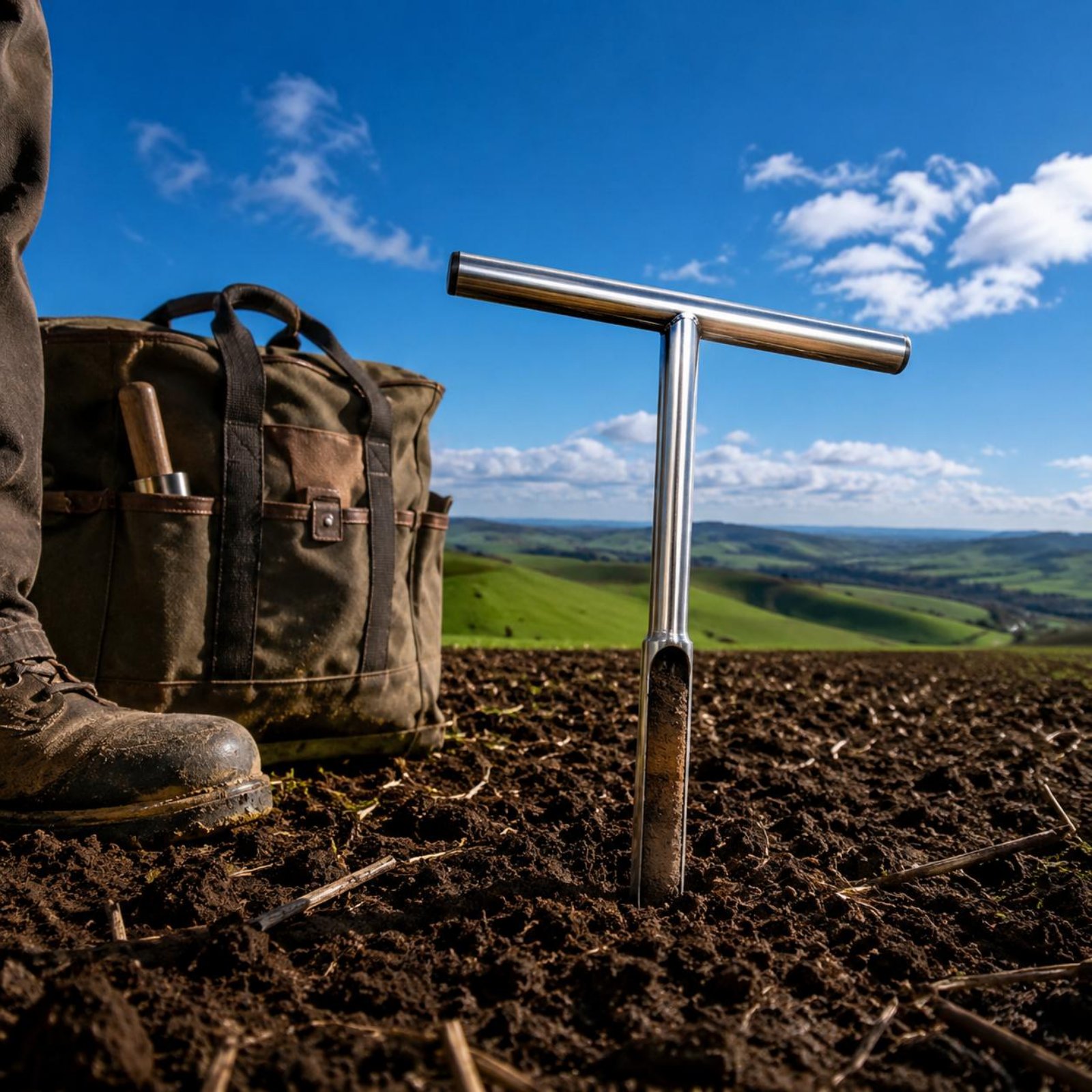 Stainless Steel Soil Sampler E - Gardening Tools Long reseña y precio