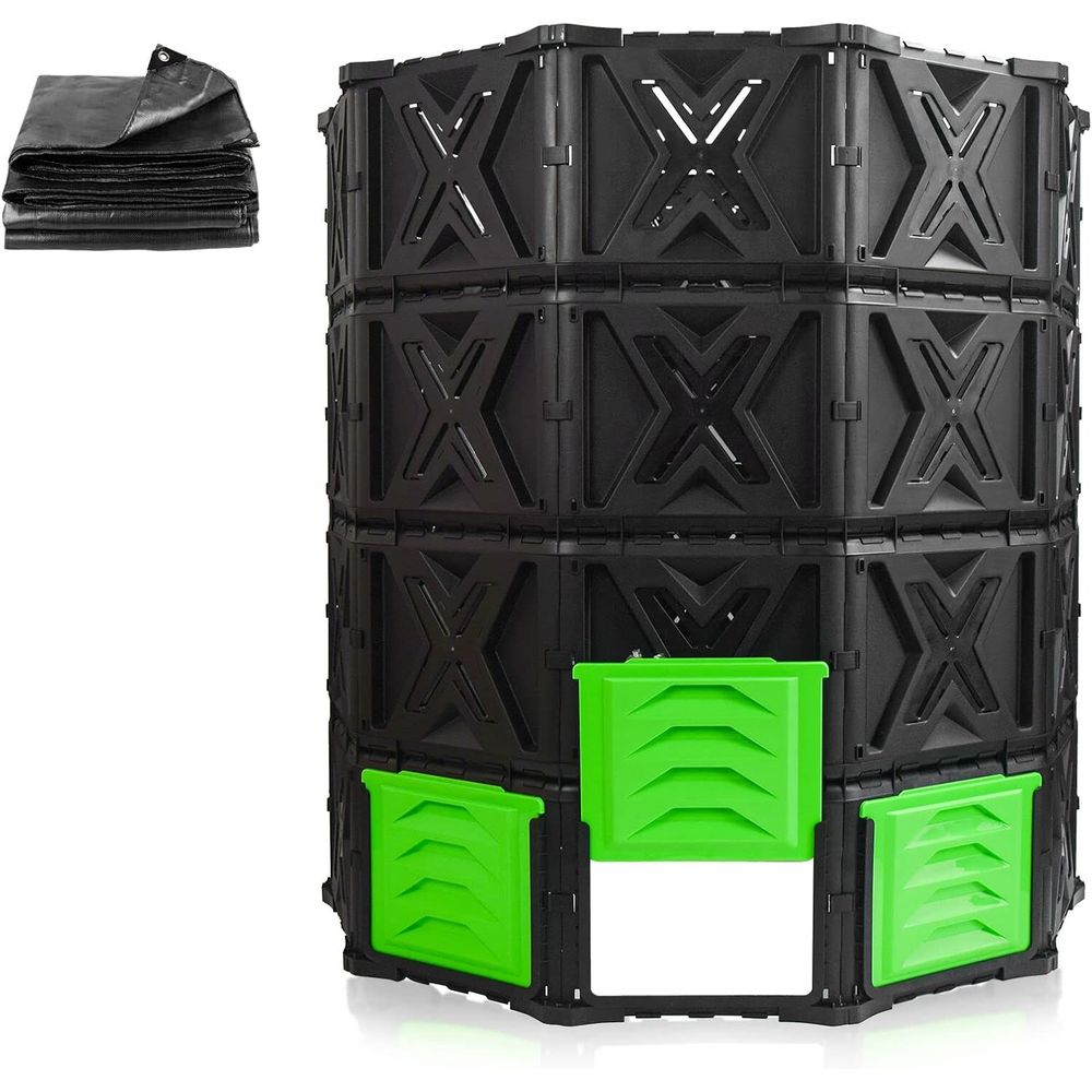 XXL Large Compost Bin Outdoor- - Compost Bin reseña y precio