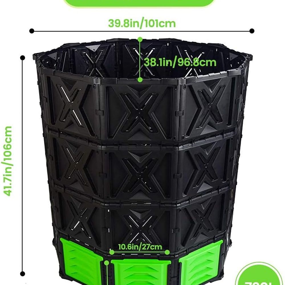 XXL Large Compost Bin Outdoor- - Compost Bin reseña y precio