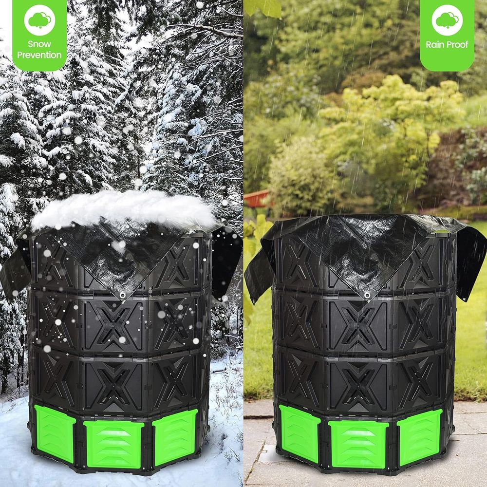 XXL Large Compost Bin Outdoor- - Compost Bin reseña y precio