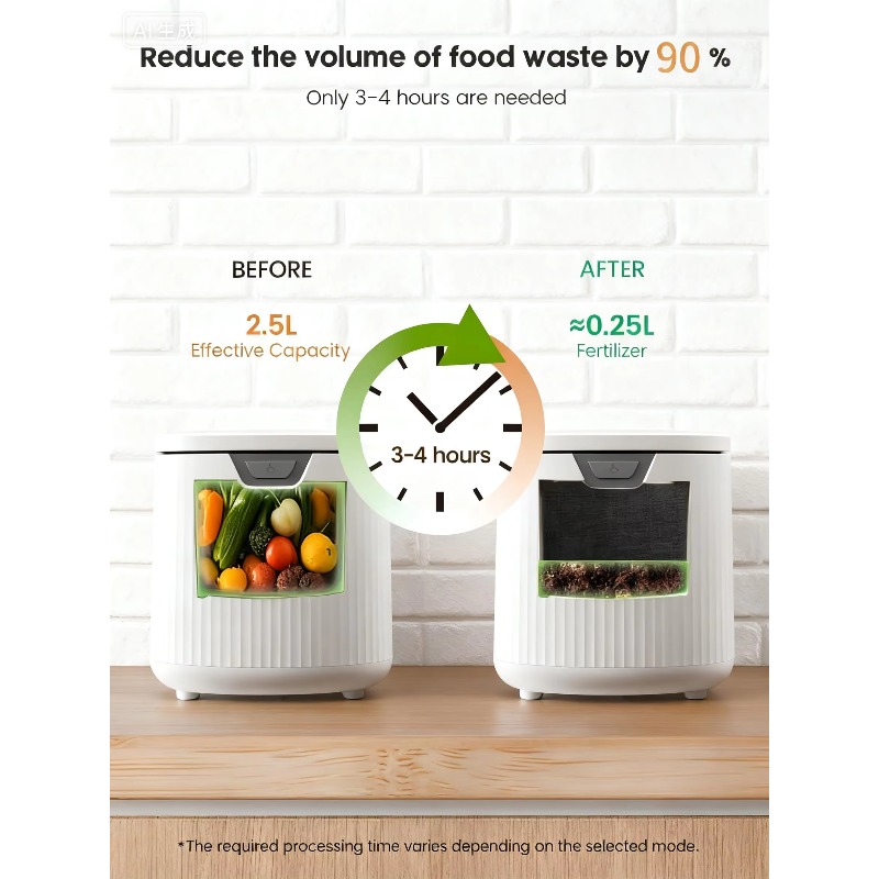 【2026】2.5L Odor-Free Indoor Co - Compost Bin reseña y precio