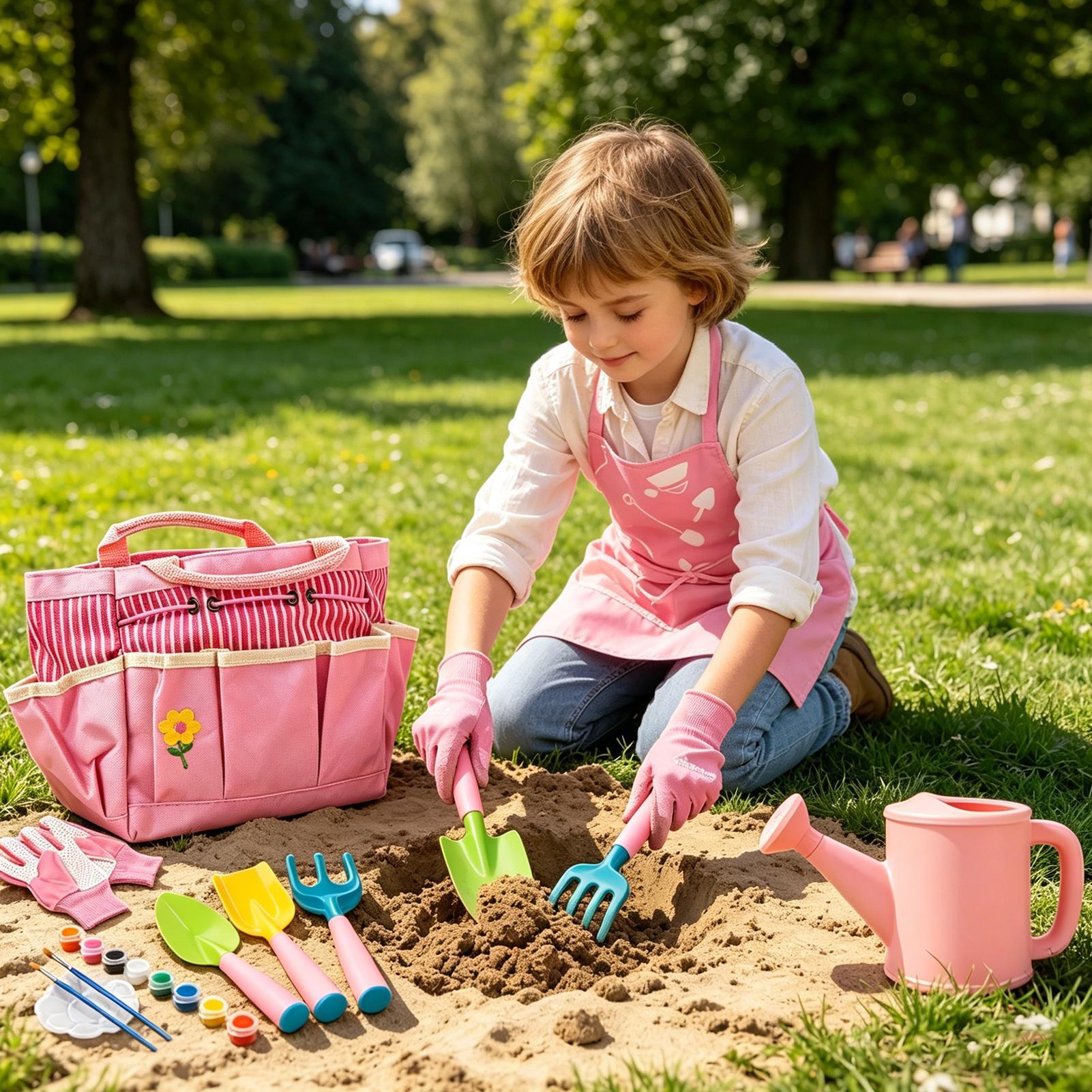 Kids Gardening Kit Watering Ca - Gardening Tools Kit For Kids reseña y precio