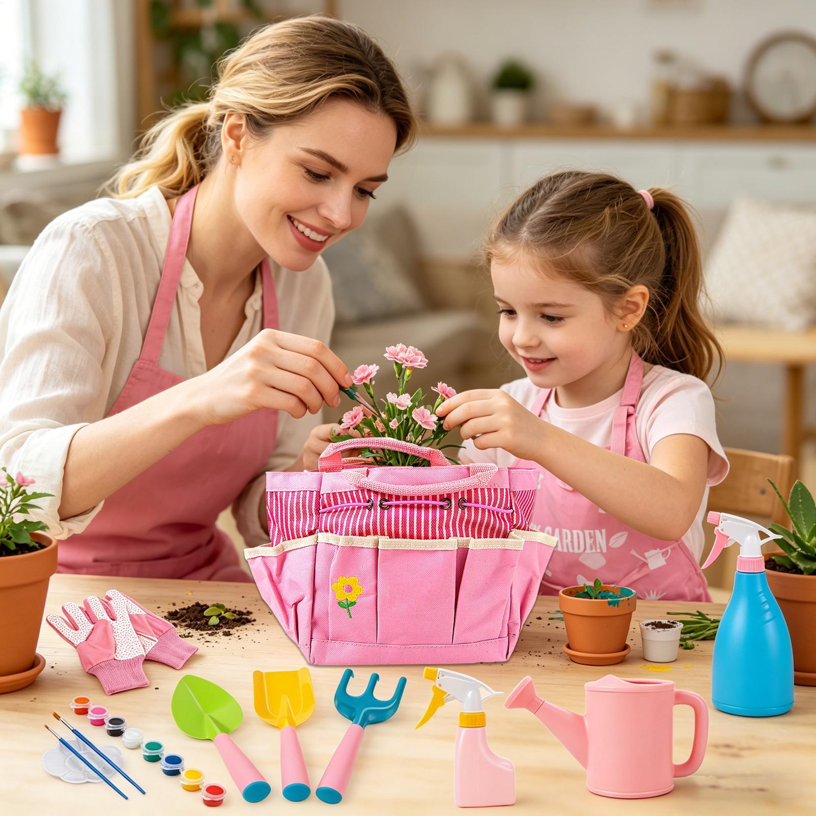 Kids Gardening Kit Watering Ca - Gardening Tools Kit For Kids reseña y precio