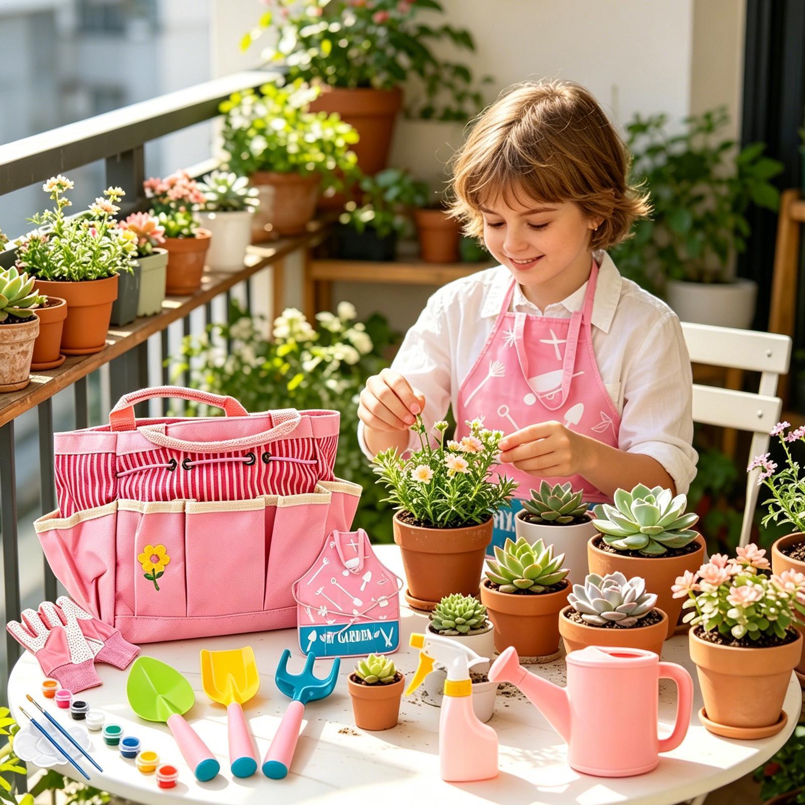 Kids Gardening Kit Watering Ca - Gardening Tools Kit For Kids reseña y precio