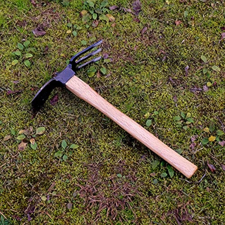 Hoe Cultivator Combo Hand Till - Gardening Hand Tools Japanese reseña y precio