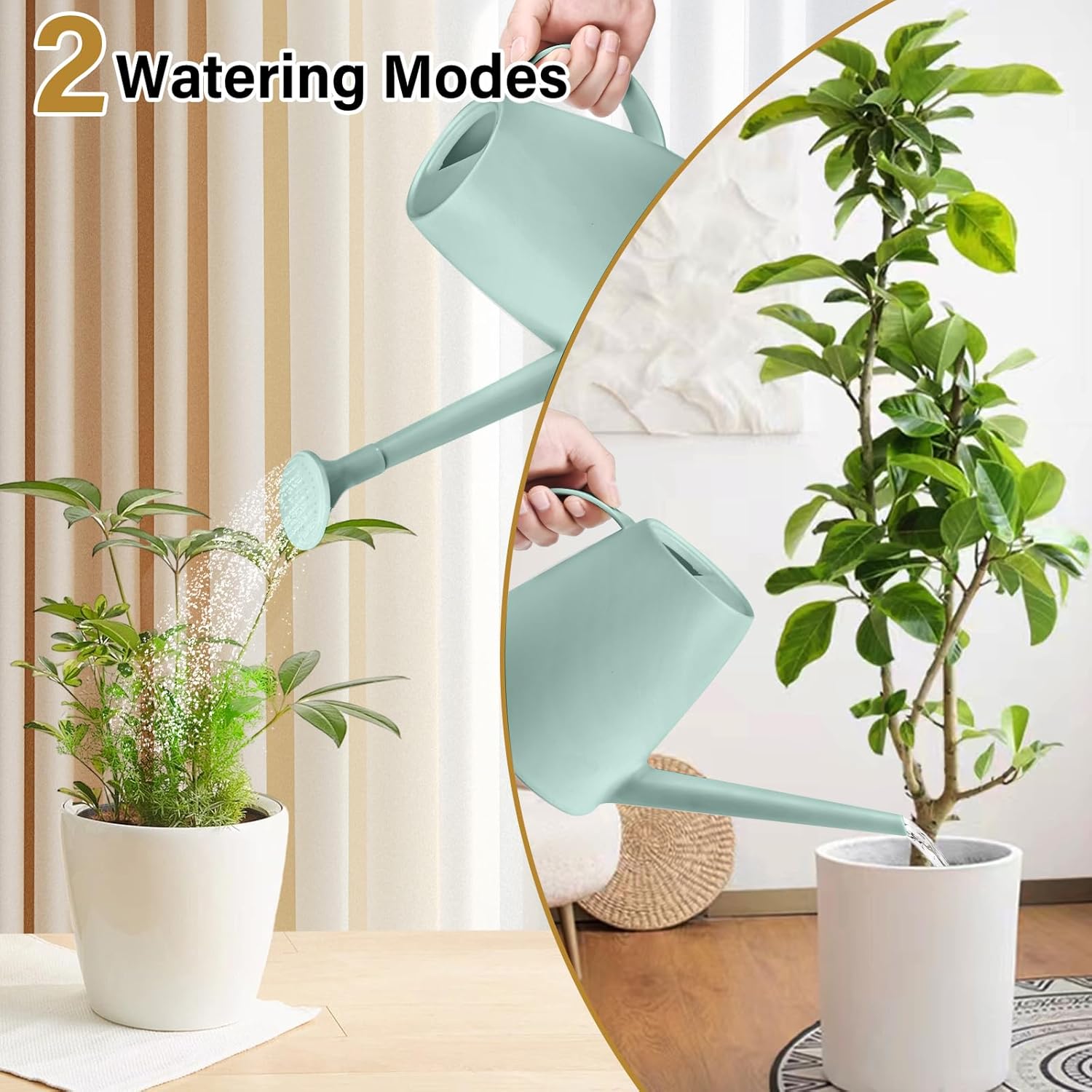 Plastic Watering Can for Indoo - Watering Can Long Spout reseña y precio