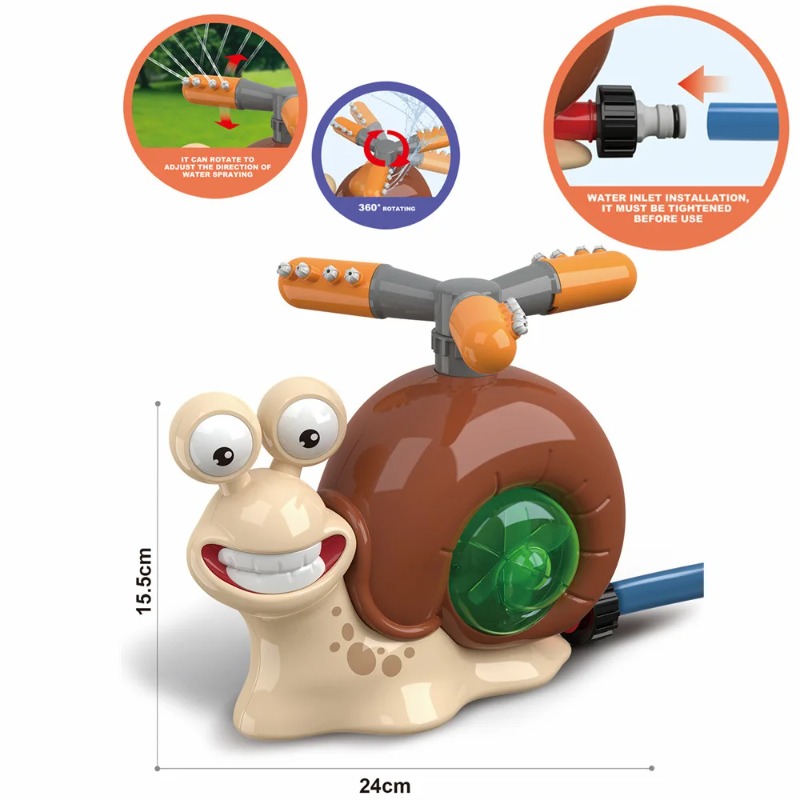 Water Spray Outdoor Toy Snail  - Gardening Tools Cartoon reseña y precio