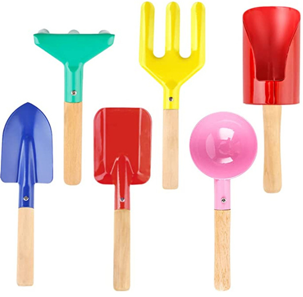 Colorful 6pcs Multifunctional  - Gardening Tools Kit For Kids reseña y precio