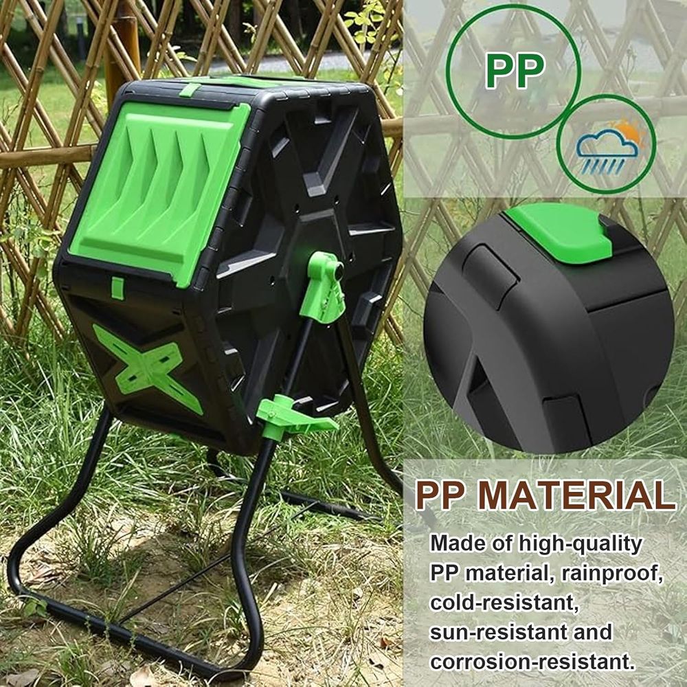Composter Tumbler Outdoor, Gar - Compost Bin reseña y precio