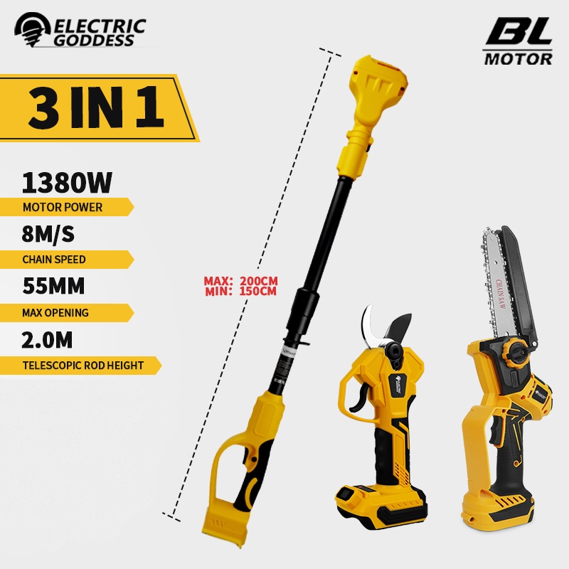 Brushless 6 Inch Electric Chai - Gardening Tools Usa reseña y precio