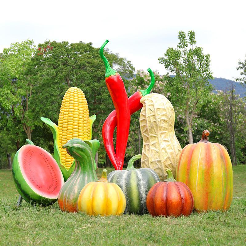 Outdoor simulation fruit sculp - Gardening Tools Cartoon reseña y precio
