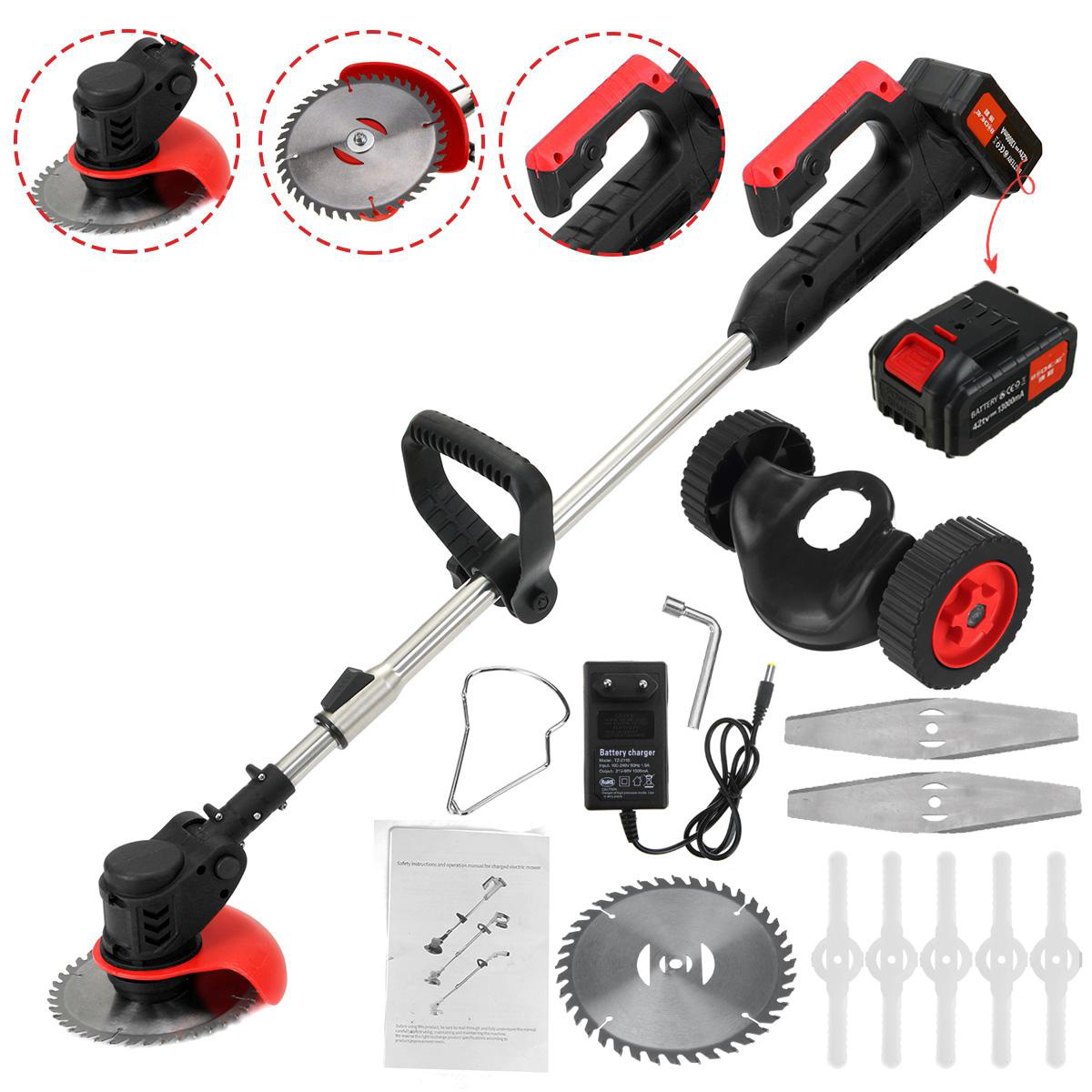1880W Electric Grass Trimmer C - Gardening Tools Battery Powered reseña y precio