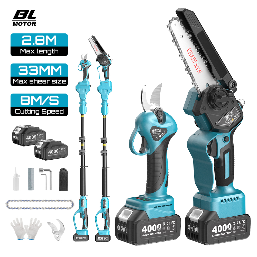 Seesii 3-in-1 Brushless Telesc - Gardening Tools Usa reseña y precio
