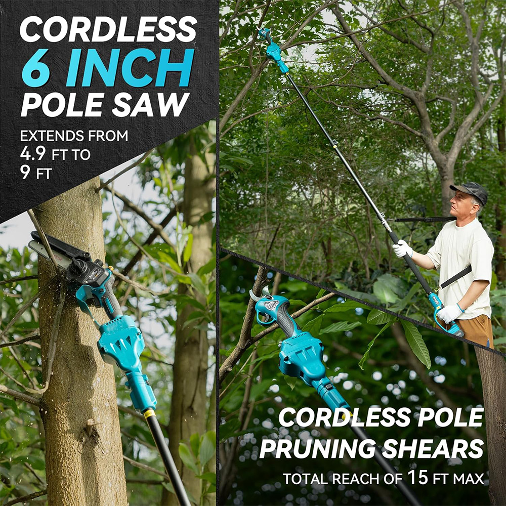 Seesii 3-in-1 Brushless Telesc - Gardening Tools Usa reseña y precio