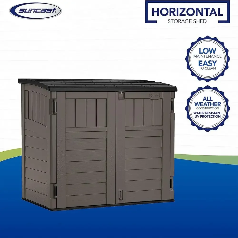 34 Cu ft Horizontal Resin Outd - Gardening Tools B&M reseña y precio