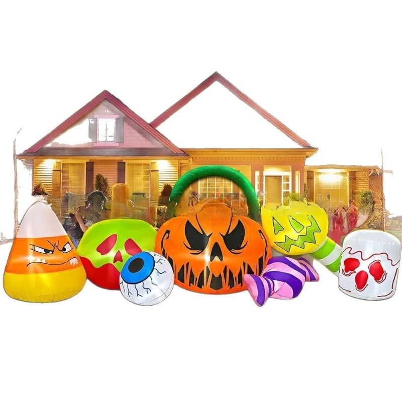Halloween inflatable pumpkin c - Gardening Tools Cartoon reseña y precio