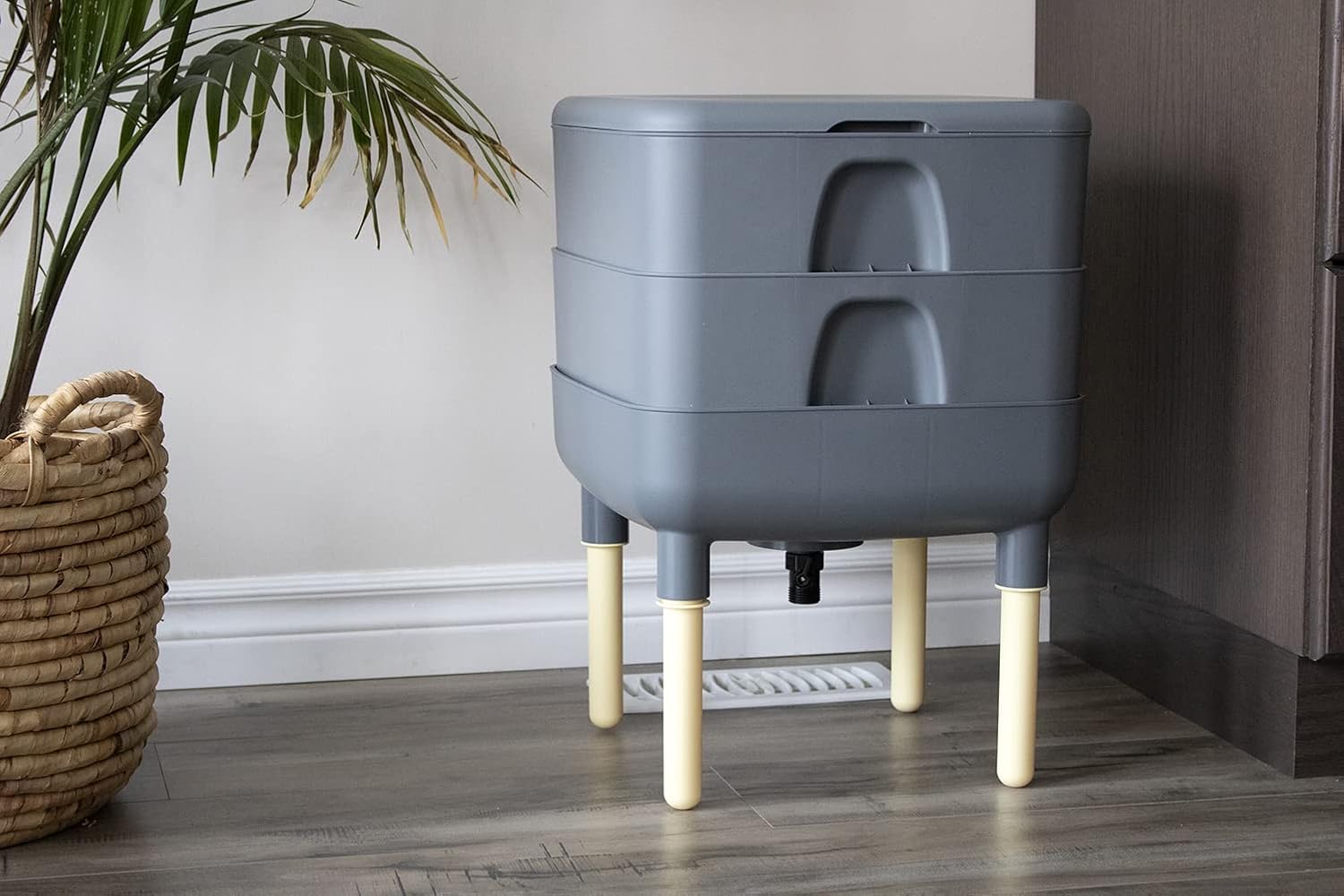 2-Tray Worm Composter Bin for  - Compost Bin reseña y precio