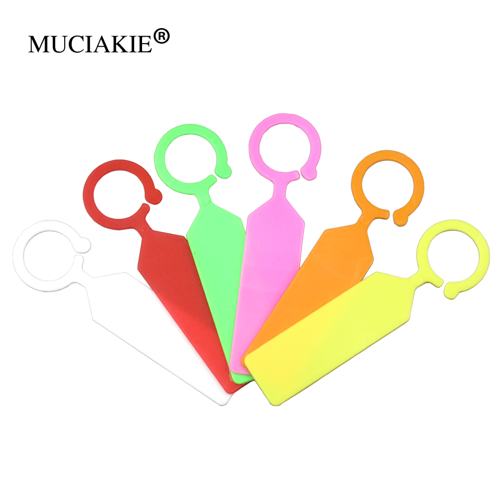 MUCIAKIE 50PCS Ring Plastic Ha - Plant Label Tags reseña y precio