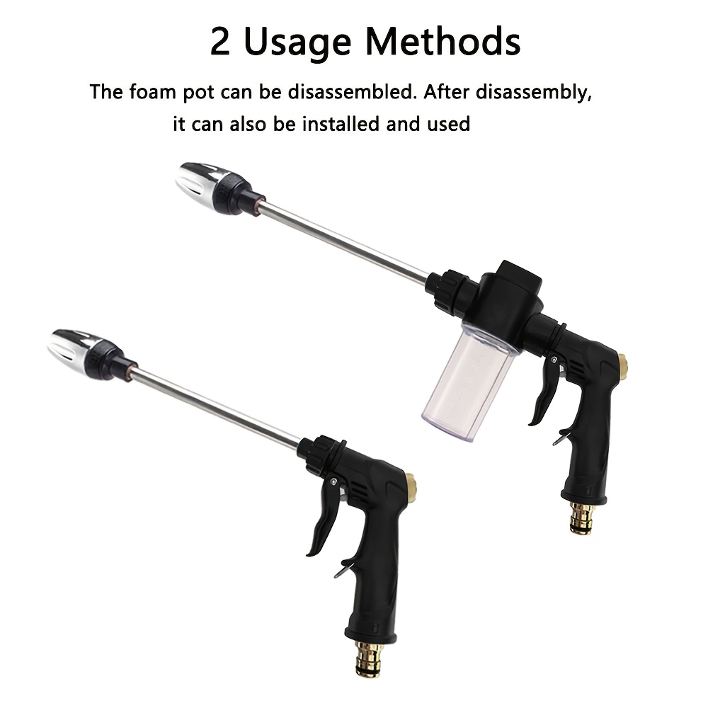 Garden Watering Gun Hose Nozzl - Gardening Tools Long reseña y precio