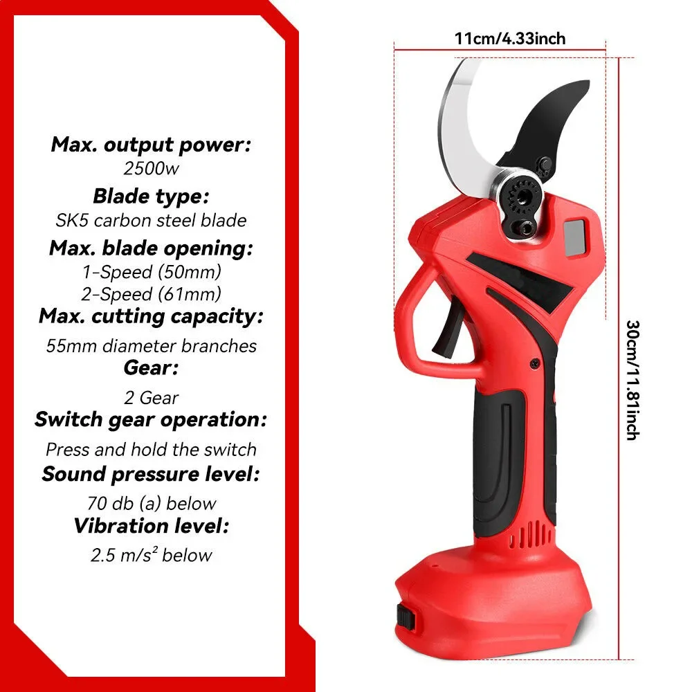 55mm Brushless Electric Scisso - Gardening Tools Battery Powered reseña y precio
