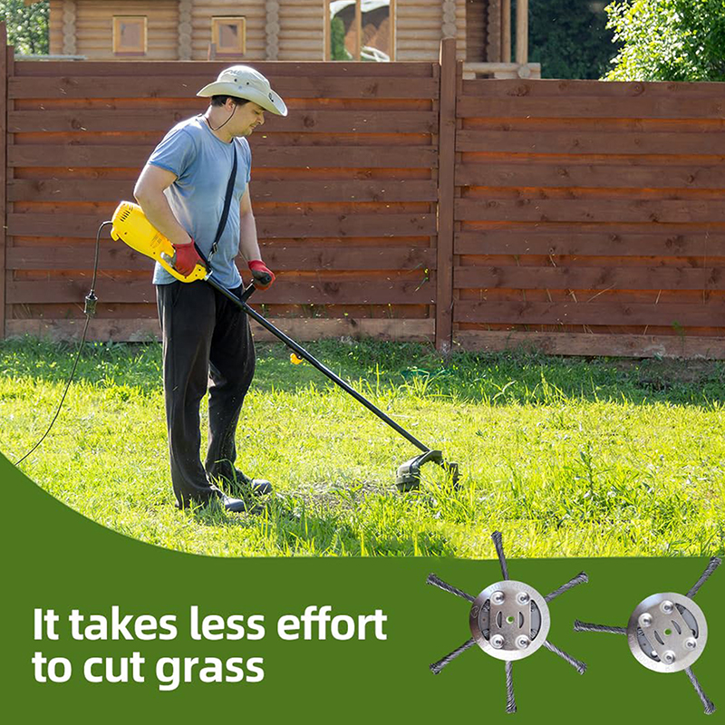 New 3/6 Head Steel Wire Grass  - Gardening Tools Grass Cutter reseña y precio