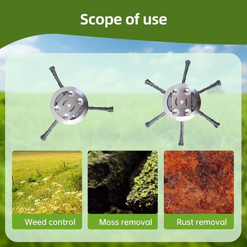 New 3/6 Head Steel Wire Grass  - Gardening Tools Grass Cutter reseña y precio