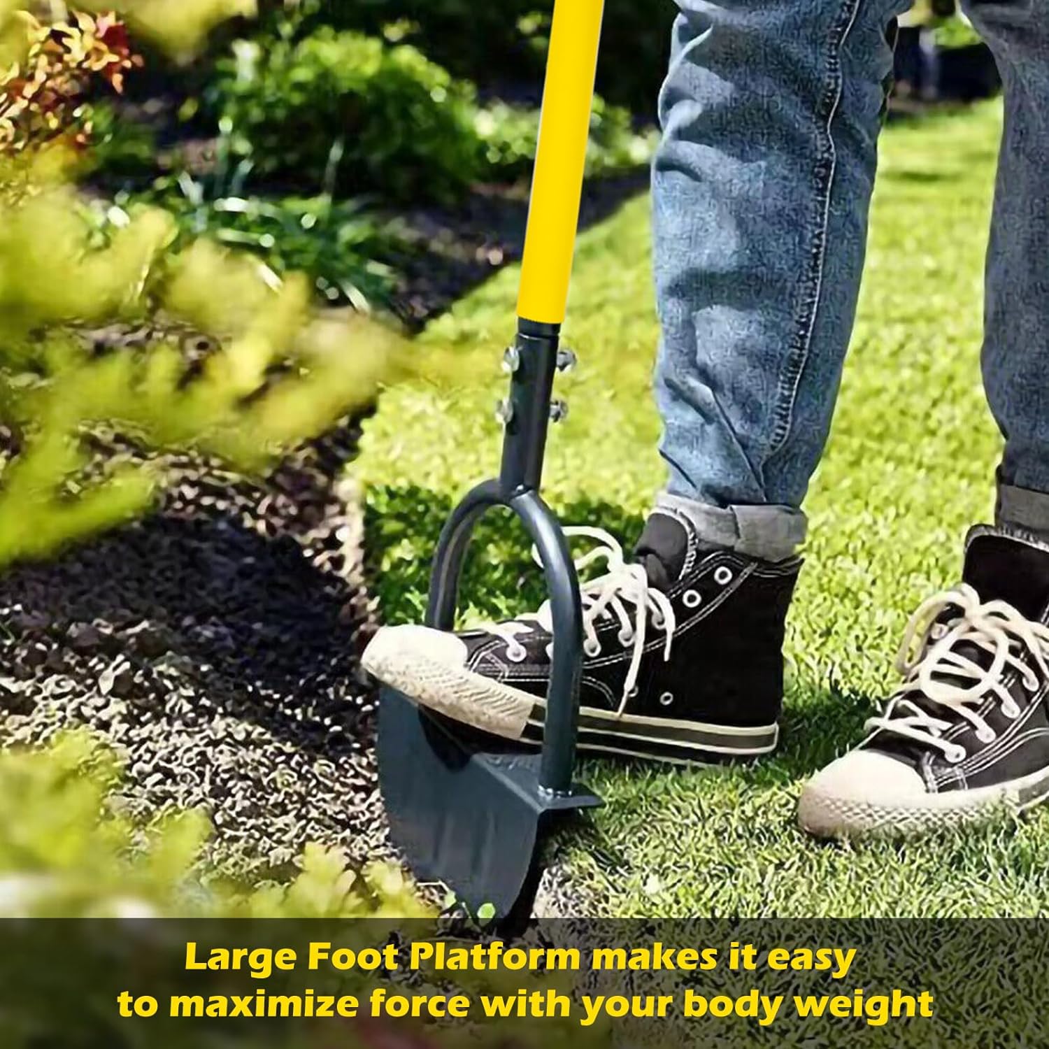 Half Moon Lawn Edger with Long - Gardening Tools Grass Cutter reseña y precio