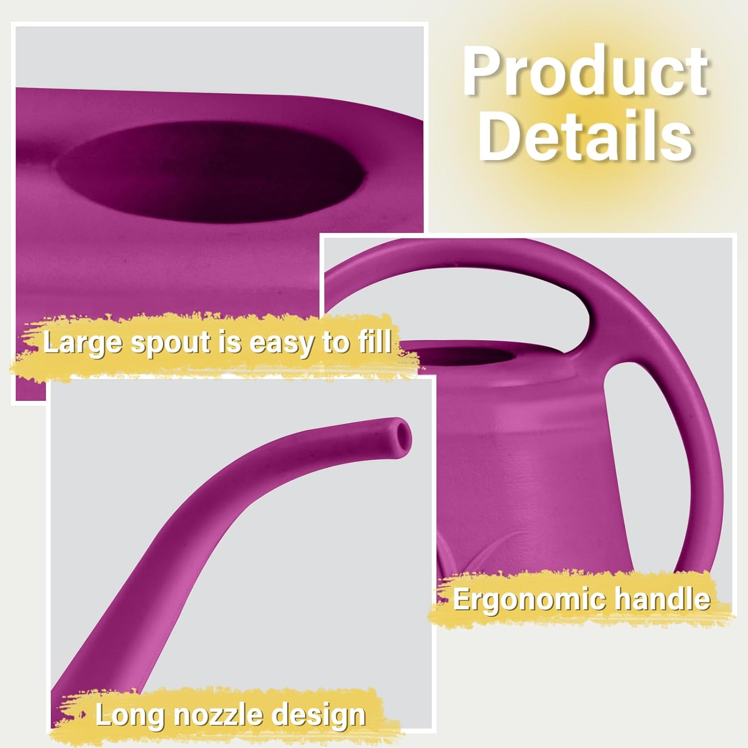 1/2 Gallon Watering Can with L - Watering Can Long Spout reseña y precio