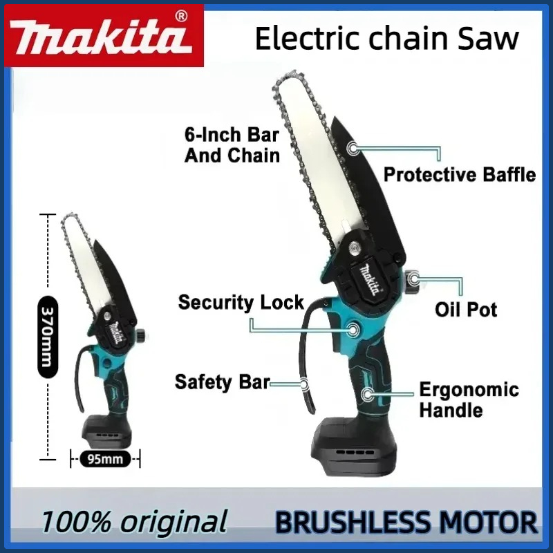 Makita 6 Inch Chain Saw Electr - Gardening Tools Battery Powered reseña y precio