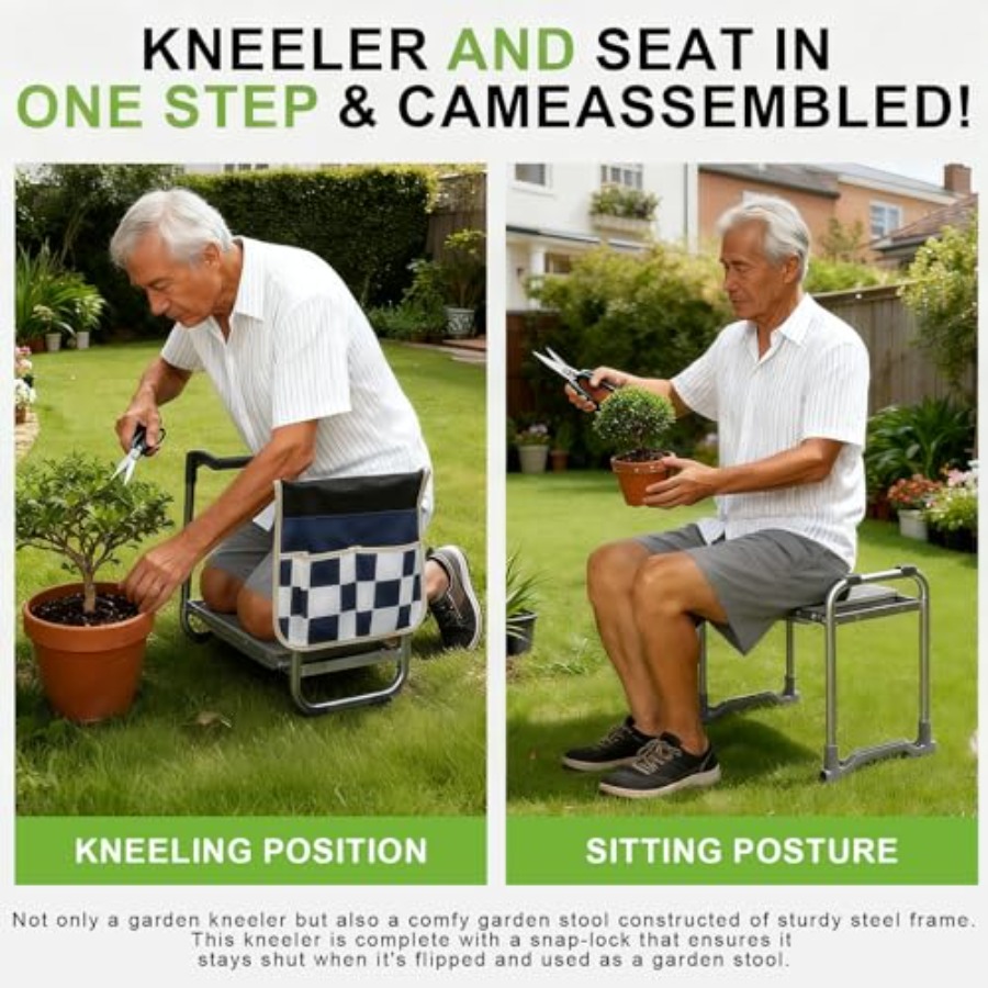 Garden Kneeler and Seat Wider  - Gardening Tools Heavy Duty reseña y precio
